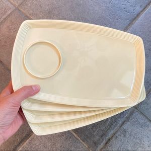 Vintage Thermo Temp Snack Plates Vintage (4)